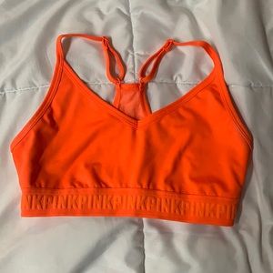 Orange PINK sport bra adjustable